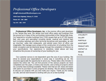 Tablet Screenshot of professionalofficedevelopers.com